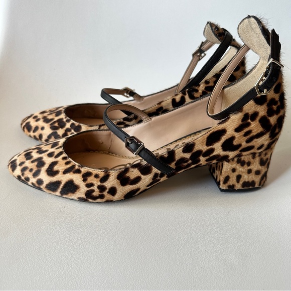 Sam Edelman Leopard Print Heels - Size 7.5 - Picture 3 of 9